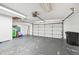 Spacious garage with ample storage and overhead storage at 6106 45Th W St, Bradenton, FL 34210