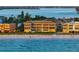 Beachfront property aerial view, showing beach and ocean at 1900 Gulf N Dr # 1, Bradenton Beach, FL 34217