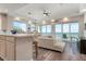 Spacious living room boasting modern finishes, ocean views, and an open floor plan at 1900 Gulf N Dr # 1, Bradenton Beach, FL 34217