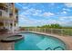 Inviting heated pool and spa with ocean views at 1900 Gulf N Dr # 1, Bradenton Beach, FL 34217