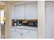Kitchen counter with coffee maker, microwave, and toaster at 6157 Midnight Pass Rd # A51, Sarasota, FL 34242
