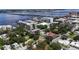 Aerial view of property and surrounding area, showing proximity to water at 1332 3Rd W Ave, Bradenton, FL 34205