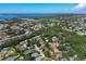 Aerial view of a residential area near the water at 6935 Arbor Oaks Cir, Bradenton, FL 34209