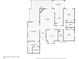 One-story floor plan, 2 bedrooms, 2 baths, large living area at 6935 Arbor Oaks Cir, Bradenton, FL 34209