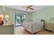 Bedroom with private access to backyard patio at 6935 Arbor Oaks Cir, Bradenton, FL 34209