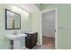 Bathroom boasts a walk-in shower and updated vanity at 6935 Arbor Oaks Cir, Bradenton, FL 34209