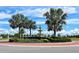 Landscaped roundabout with a centerpiece fountain at 7546 Divot Loop, Lakewood Ranch, FL 34202