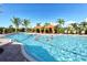 Swimming pool with people doing water aerobics at 8744 Bellussi Dr, Sarasota, FL 34238