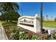 Palmer Ranch community entrance sign with landscaping at 8744 Bellussi Dr, Sarasota, FL 34238
