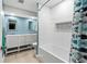 Bathroom with a bathtub and double vanity at 6401 36Th W Ave, Bradenton, FL 34209