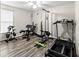 Home gym with treadmill and weight machine at 6401 36Th W Ave, Bradenton, FL 34209