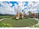 playground with two slides and climbing structures at 12734 Rainwashed Loop, Parrish, FL 34219