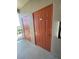 Exterior of front door features an accessible covered landing at 7005 River Hammock Dr # 404, Bradenton, FL 34212