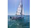Sailboat on open water, enjoying a sunny day at 1700 Glenhouse Dr # 406, Sarasota, FL 34231