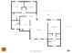 Floorplan displays a 3-bedroom, 2-bath home with open living areas at 4457 Maywood Ln, North Port, FL 34286
