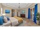 Main bedroom with ample space and backyard access at 111 172Nd E St, Bradenton, FL 34212