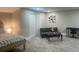 Comfortable bedroom with a striped bedspread and plenty of closet space at 2244 Palm Ter, Sarasota, FL 34231