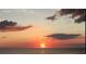 Beautiful sunset over the ocean with colorful clouds at 2244 Palm Ter, Sarasota, FL 34231