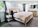 Large main bedroom with a comfortable king bed and plenty of natural light at 2244 Palm Ter, Sarasota, FL 34231