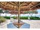 Relaxing beach access with shaded seating areas at 383 Aruba Cir # 101, Bradenton, FL 34209