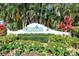 Community entrance sign for Harbour Isle in Anna Maria Sound at 383 Aruba Cir # 101, Bradenton, FL 34209