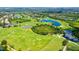 Aerial view of Lakewoods Ranch Golf course, showing the layout of the course and surrounding landscape at 7049 Whitemarsh Cir, Lakewood Ranch, FL 34202