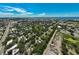 Aerial view of a residential area near a waterfront at 1663 4Th St, Sarasota, FL 34236