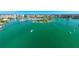 Aerial view of a waterfront park and marina at 1663 4Th St, Sarasota, FL 34236
