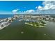 Aerial view of a marina, park, and residential area at 1663 4Th St, Sarasota, FL 34236