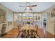 Bright dining room with hardwood floors and open concept at 1663 4Th St, Sarasota, FL 34236