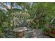 Relaxing patio area with shaded seating, perfect for outdoor dining and entertaining at 1663 4Th St, Sarasota, FL 34236