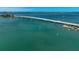 Aerial view of a bridge and boats in the water at 1663 4Th St, Sarasota, FL 34236