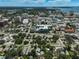 Aerial view showcasing property's location in a vibrant urban neighborhood at 1663 4Th St, Sarasota, FL 34236