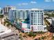 Modern building with pool and city views at 111 S Pineapple Ave # 1009, Sarasota, FL 34236