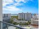 Balcony view of city and water at 111 S Pineapple Ave # 1009, Sarasota, FL 34236