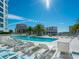 Enjoy panoramic views from this rooftop pool and lounge area at 111 S Pineapple Ave # 1009, Sarasota, FL 34236