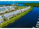Waterfront community showcasing various buildings and water access at 553 Bahia Beach Blvd, Ruskin, FL 33570