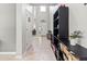View of the entryway with built in shelving at 12423 23Rd E St, Parrish, FL 34219