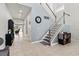 Bright and spacious entryway with staircase at 12423 23Rd E St, Parrish, FL 34219