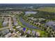 Aerial view of house and surrounding community at 12423 23Rd E St, Parrish, FL 34219