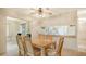 Dining room with a view into the kitchen at 7106 Bright Creek Dr # 44, Sarasota, FL 34231