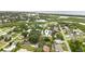 Aerial view showcasing the home's location in a waterfront community at 1420 Everest Rd, Venice, FL 34293