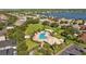 Community pool, playground, and clubhouse at 1717 Bonita Bluff Ct, Ruskin, FL 33570