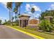 Community entrance sign featuring Mira Lago community name at 1717 Bonita Bluff Ct, Ruskin, FL 33570