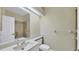 Bathroom with vanity, toilet, and shower at 3309 Highlands Bridge Rd # 58, Sarasota, FL 34235