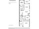 First floor plan featuring a 2 car garage and 3 bedrooms at 18868 Dayspring Pl, Venice, FL 34293
