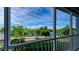 Enjoy breathtaking water views from this screened lanai at 391 Aruba Cir # 302, Bradenton, FL 34209