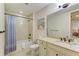 Bathroom with granite countertop and tub at 391 Aruba Cir # 302, Bradenton, FL 34209