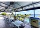 Enjoy waterfront views from this relaxing outdoor seating area at 391 Aruba Cir # 302, Bradenton, FL 34209