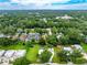 Wide aerial view of neighborhood and property at 44 Tucker Ave, Sarasota, FL 34232